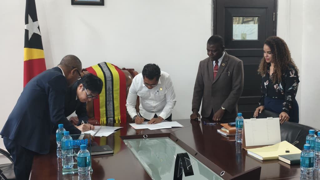 Contract signing ceremony – NKB Timor-Leste